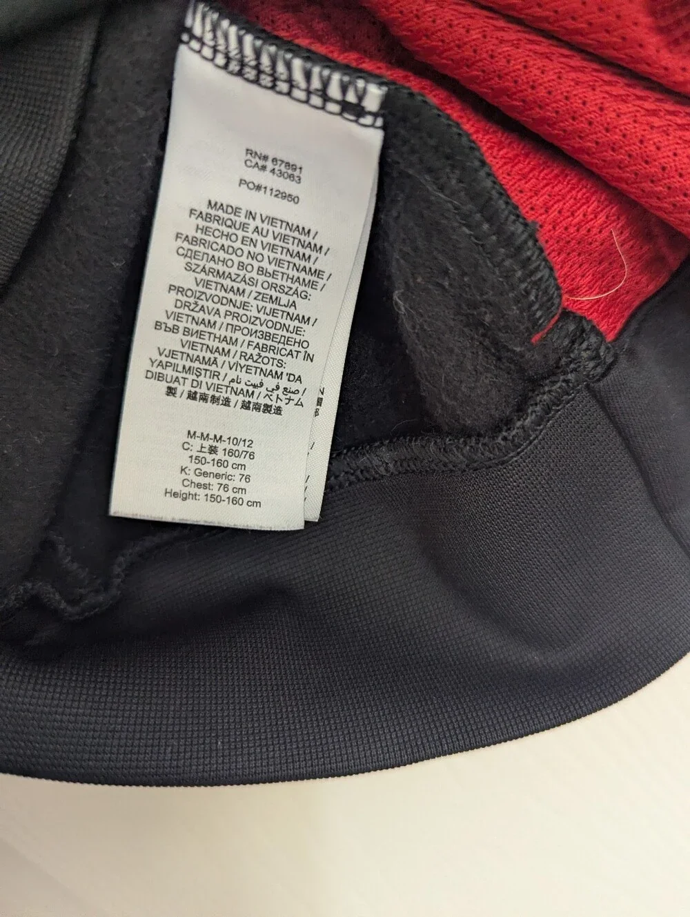 Nike Black & Red Falcons Hooded Pullover